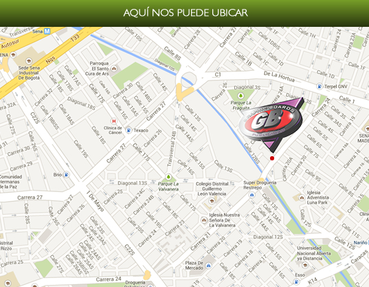 mapa carrera 24 # 9A 27 sur