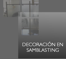 Decoración samblasting