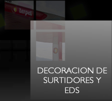 Decoración de surtidores y EDS